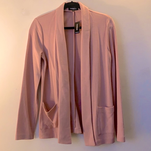 Express Sweaters - NEVER WORN! Pink Express Girlfriend Jacket